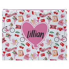 Personalized Valentine Day Lover Name Cosmetic Bag (7 styles) - Cosmetic Bag (XXXL)