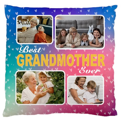 Personalized Best Mom Dad Photo Cushion By Joe Front