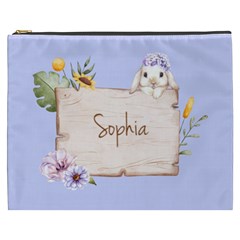 Personalized Rabbit Cosmetic Bag Cosmetic Bag (7 styles) - Cosmetic Bag (XXXL)