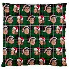 Personalized Couple Many Faces Christmas Cushion