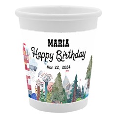 Personalized Fairy Tales Happy Birthday Name Paper Cup - 250ml Disposable Paper Cup