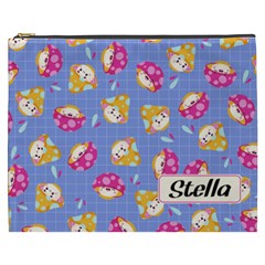 Personalized Mushroom Illustration Name Cosmetic Bag - Cosmetic Bag (XXXL)