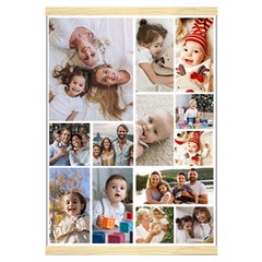 Personalized 13 Photos Hanging Canvas Print