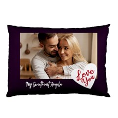 Personalized Photo Love You Any Text Pillow Case