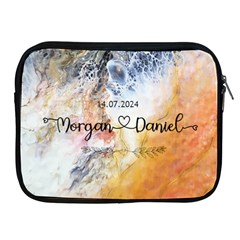 Personalized Initial Name Marble iPad Zipper Case (2 styles) - Apple iPad Zipper Case