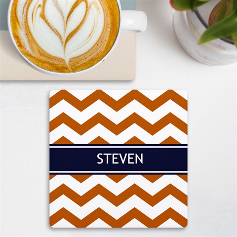 Personalized Monogram Name Any Text Uv Print Square Tile Coaster By Joe Front