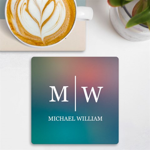 Personalized Color Name Any Text Uv Print Square Tile Coaster By Joe Front