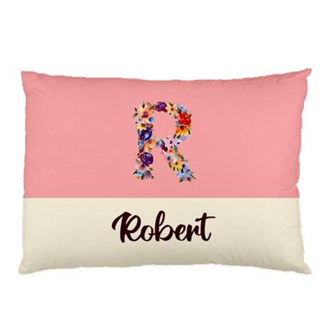 Personalized Initial Name Pillow Case By Joe 26.62 x18.9  Pillow Case