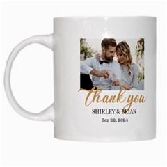 Personalized Wedding Photo Thank You Mug