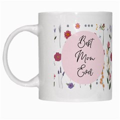 Personalized Floral Photo Best Mom Ever Mug