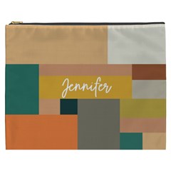 Personalized Geometric Minimalist Name Cosmetic Bag