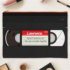 Personalized Video Tape Best Memories Name Cosmetic Bag