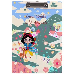 Personalized Snow White Name A4 Acrylic Clipboard