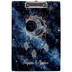 Personalized Starry Name A4 Acrylic Clipboard