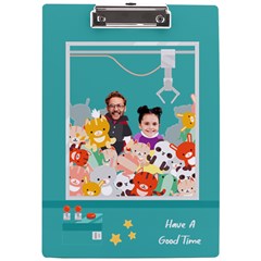 Personalized Claw Machine Photo Name A4 Acrylic Clipboard