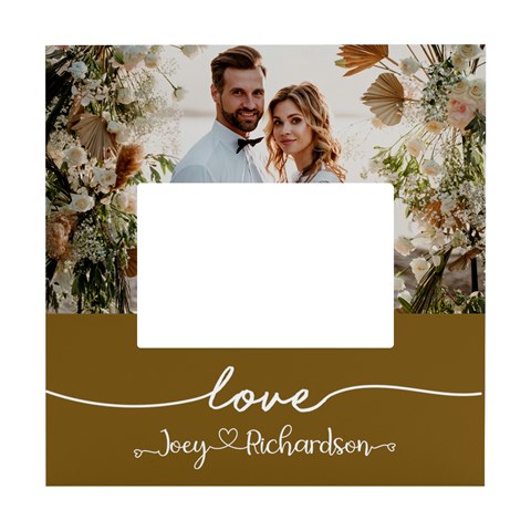 Personalized Wedding Couple Photo Name Box Photo Frame By Joe Front