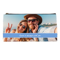 Personalized Heart Frame Photo Pencil Case