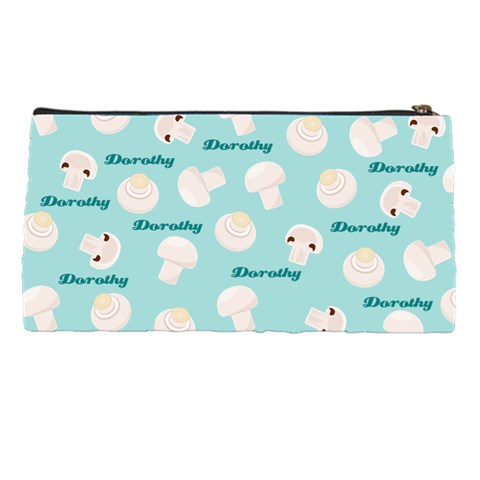 Personalized Mushroom Pattern Name Pencil Case By Katy Back