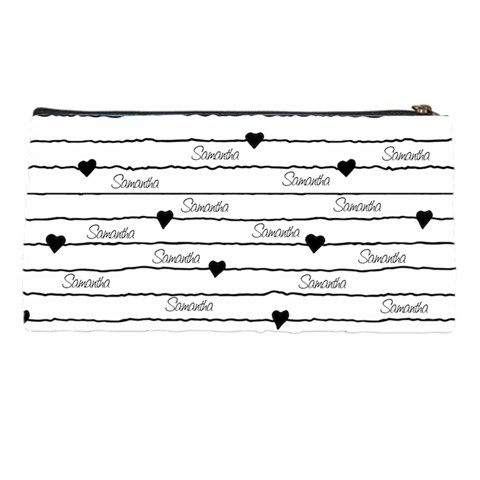 Personalized Heart Line Name Pencil Case By Katy Back