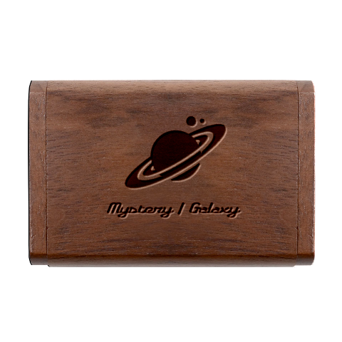 Personalized Planet Name Wood Oval Usb Flash Drive By Katy Box