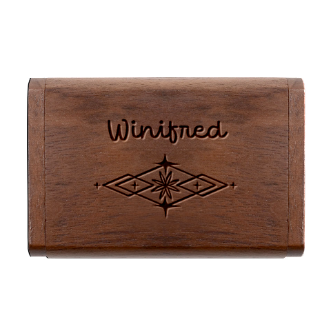 Personalized Totem Name Wood Oval Usb Flash Drive By Katy Box