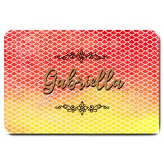 Personalized Gradient Color Any Text Large Doormat
