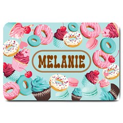 Personalized Donut Dessert Name Any Text Large Doormat