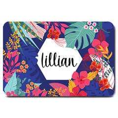 Personalized Summer Tropical Name Doormat