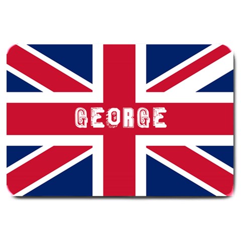 Personalized England Flag Name Doormat By Joe 30 x20  Door Mat