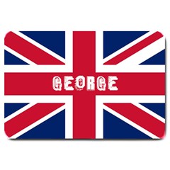 Personalized England Flag Name Doormat - Large Doormat