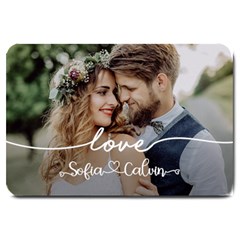 Personalized Love Couple Wedding Name Doormat - Large Doormat