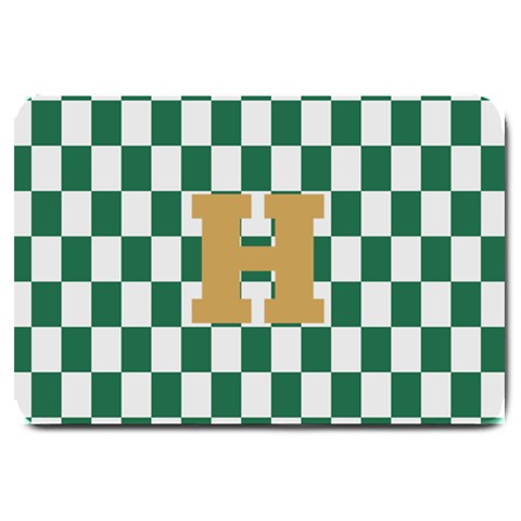 Personalized Checkered Initial Doormat By Joe 30 x20  Door Mat