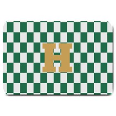 Personalized Checkered Initial Doormat - Large Doormat