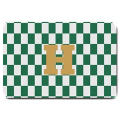 Personalized Checkered Initial Doormat