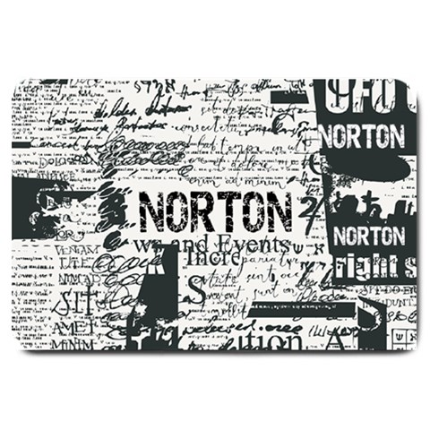 Personalized Newspaper Name Doormat By Joe 30 x20  Door Mat