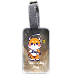 Personalized Name War Dog Luggage Tag (two sides)