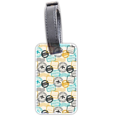 Personalized Name Stamp Luggage Tag (two Sides) By Katy Front