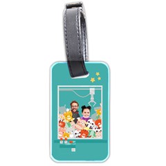 Personalized Photo Crane Machine Luggage Tag (two sides)