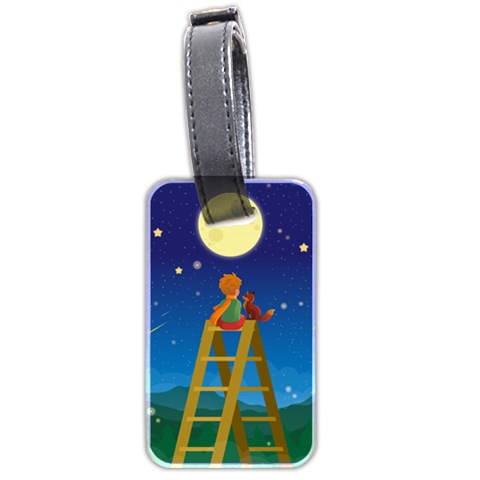 Personalized Name Little Prince Luggage Tag (two Sides) By Katy Front