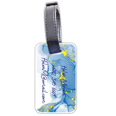 Personalized Name Luggage Tag (two Sides) By Katy Back