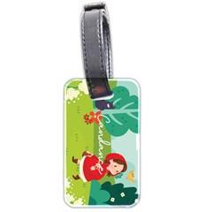  Personalized Name little Red Riding Hood Luggage Tag (two sides)