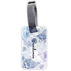  Personalized Name Rose Luggage Tag (two Sides)