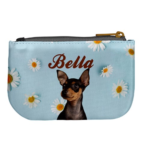 Personalized Pet Photo Name Large Coin Purse By Joe Back