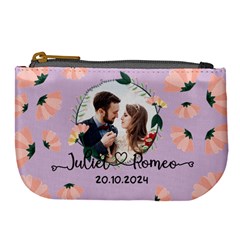 Personalized Married Photo Name Any Text Large Coin Purse