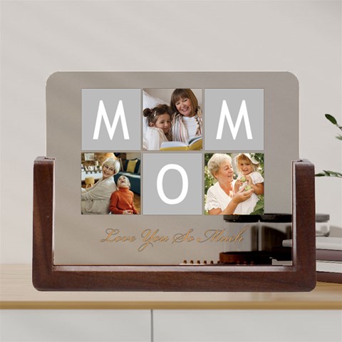 Personalized Mom Love You So Much Photo Acrylic Uv Print 8  Tabletop Frame By Joe Front