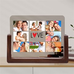 Personalized Love Photo Any Text Gift Name Acrylic UV Print 8  Tabletop Frame - Acrylic UV Print 8  Tabletop Frame (U-Shape)