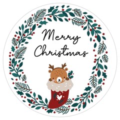 Personalized Name Xmas Frame Uv Print Acrylic Ornament Round