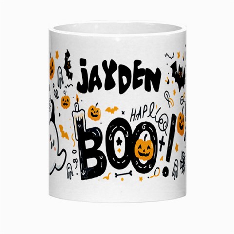 Personalized Halloween Name Any Text Morph Mug By Joe Center