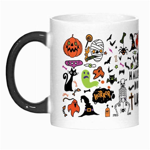 Personalized Halloween Name Any Text Morph Mug By Joe Left