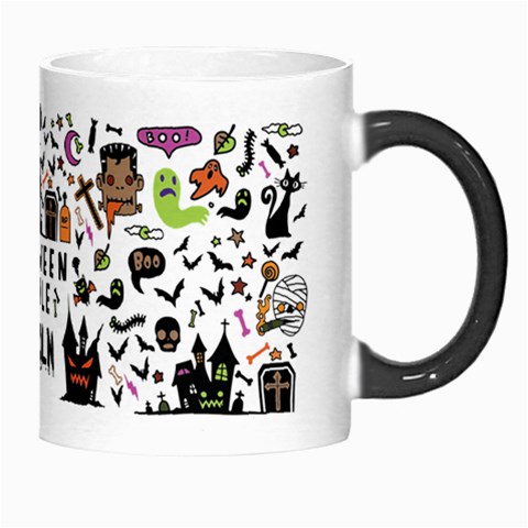 Personalized Halloween Name Any Text Morph Mug By Joe Right